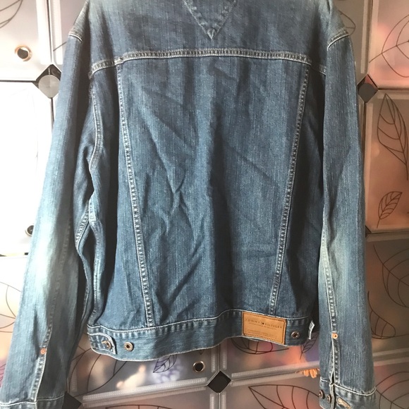Tommy Hilfiger Blue Denim’s, Long Sleeve, Large Men’s Jacket Vintage - Picture 12 of 13
